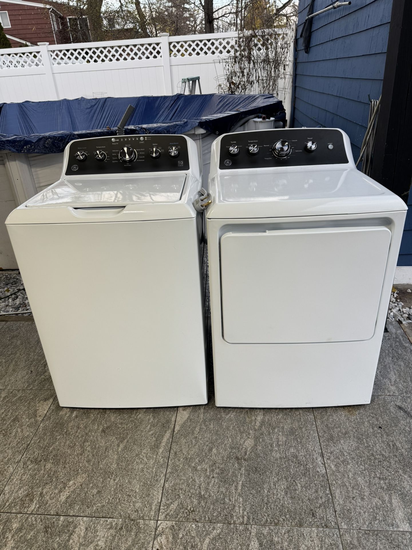 GE Washer And Electric Dryer Like New One Receipt For 90 Days Warranty 