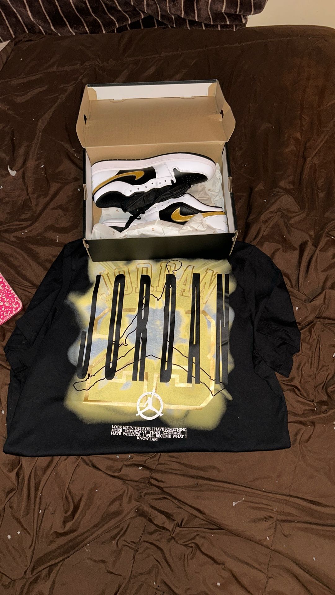 Jordan T-shirt And Jordan Shoes 