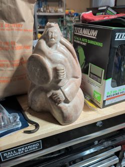 Hand carved stone sculpture! Alabaster