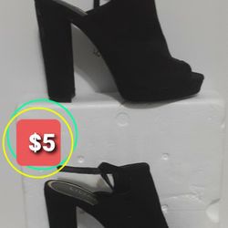 Black Dress Slippers