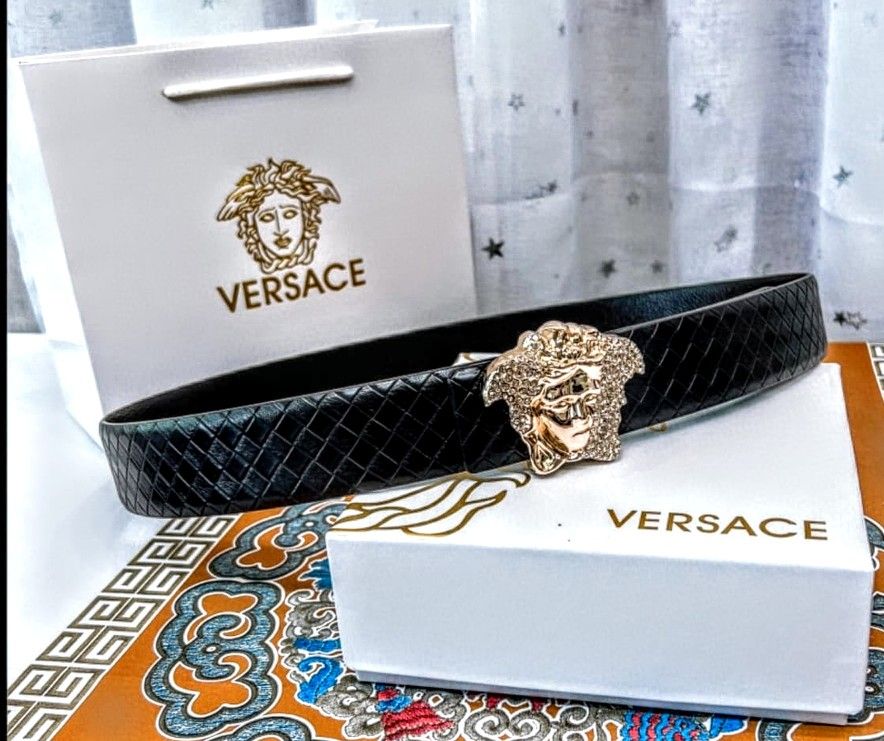 VERSACE BELT 100% LEATHER