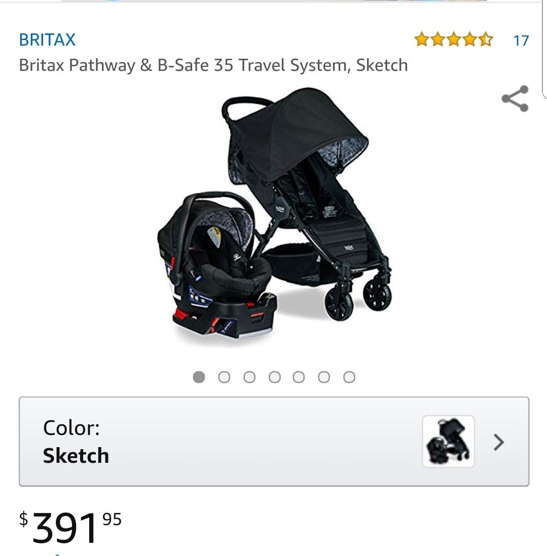 Britax pathway B safe 35 travel system for Sale in Sacramento