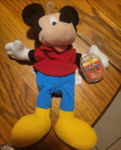 Mattel 1999 Mickey Mouse Bean Plush