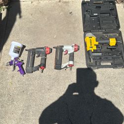 Finish Nail Air Guns And Staple Gun And paint Gun