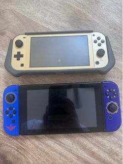 Nintendo switch hyrule edition and Switch with Skyward sword joycons