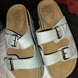 Size 8 Denim Sandals 