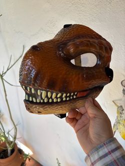 Dinosaur mask hard plastic