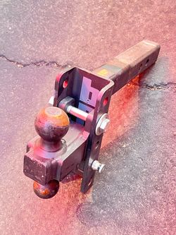 2” shank drop hitch brok 4” drop