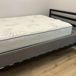Full size metal bed frame 