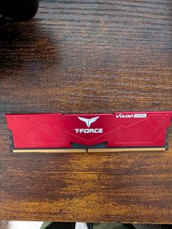 TEAMGROUP T-Force Vulcan 16GB DDR5 6000MHz Desktop RAM (Red)