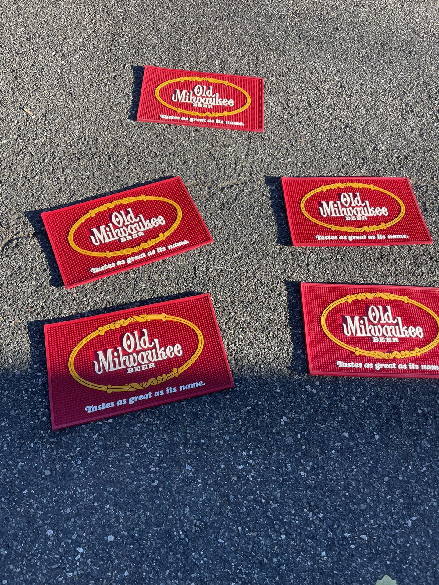 5 Old Milwaukee Bar Mats