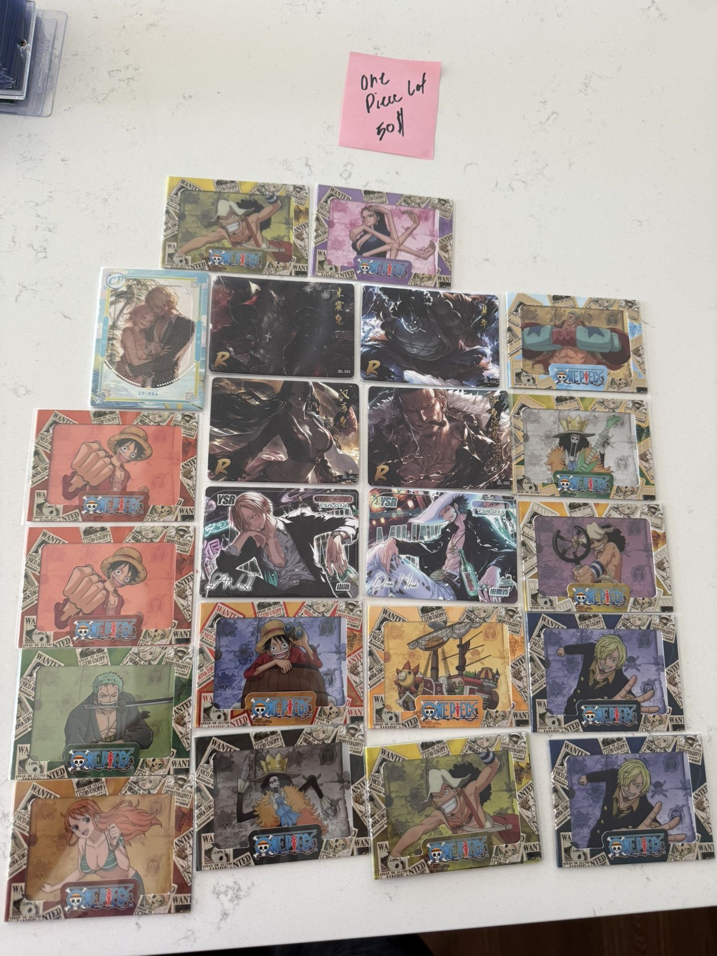 One Piece Cybercel Card Lot β Collectible