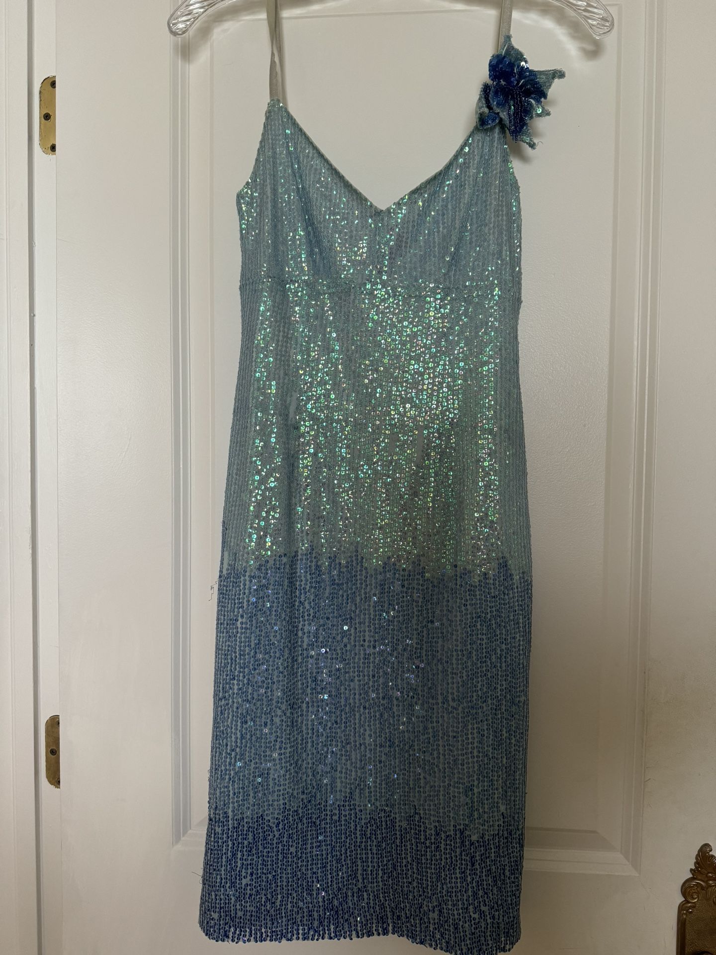 Sequins Karen Miller Dress With Purse