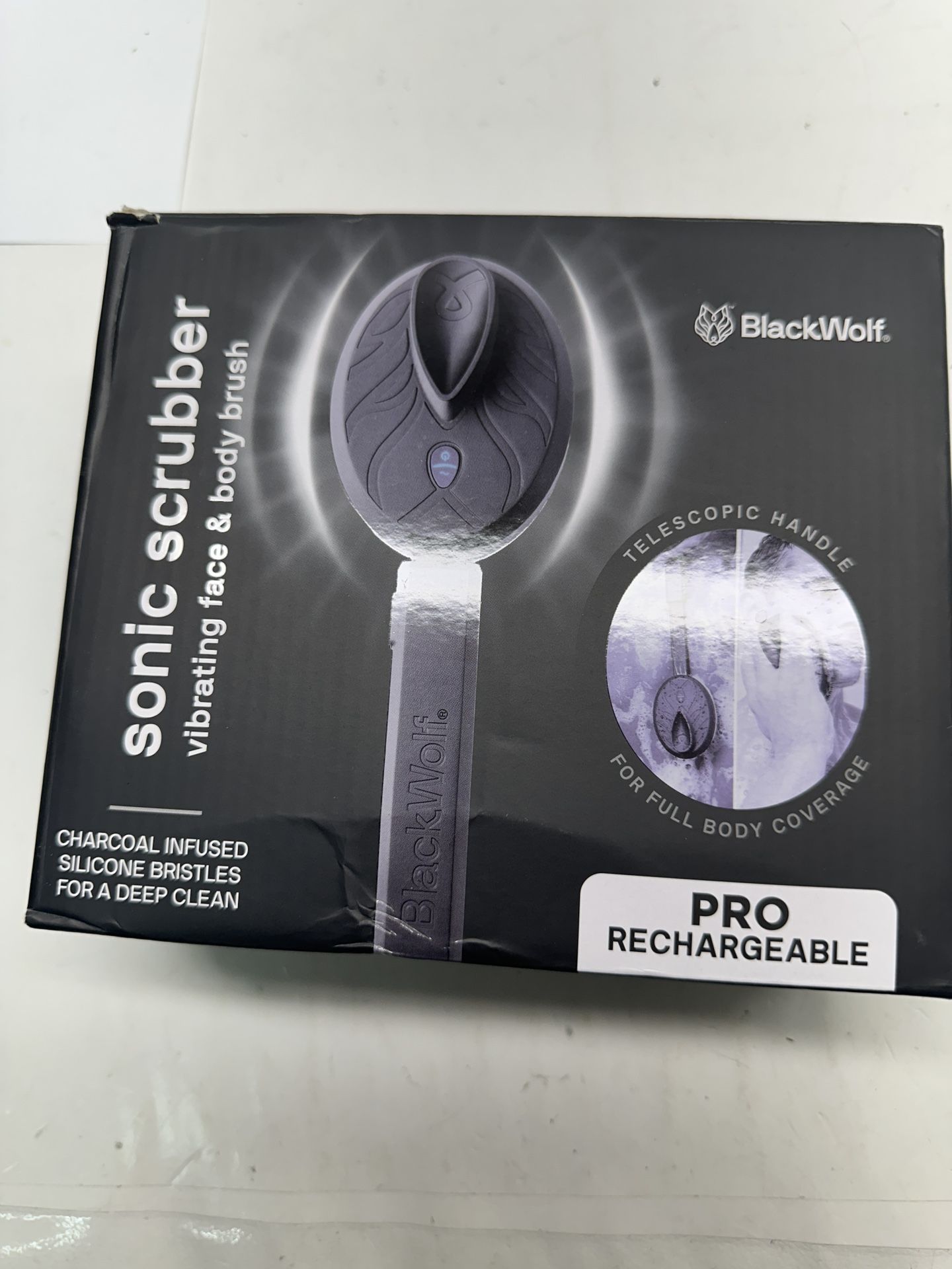 Black Wolf, Vibrating Face, And Body Brush#32039