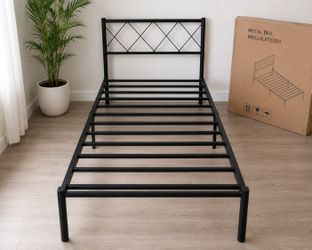 Brand new twin size metal bed frame