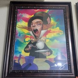 Art Work Signed   WonderLand Collection 