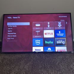 TLC 55inch Roku TV