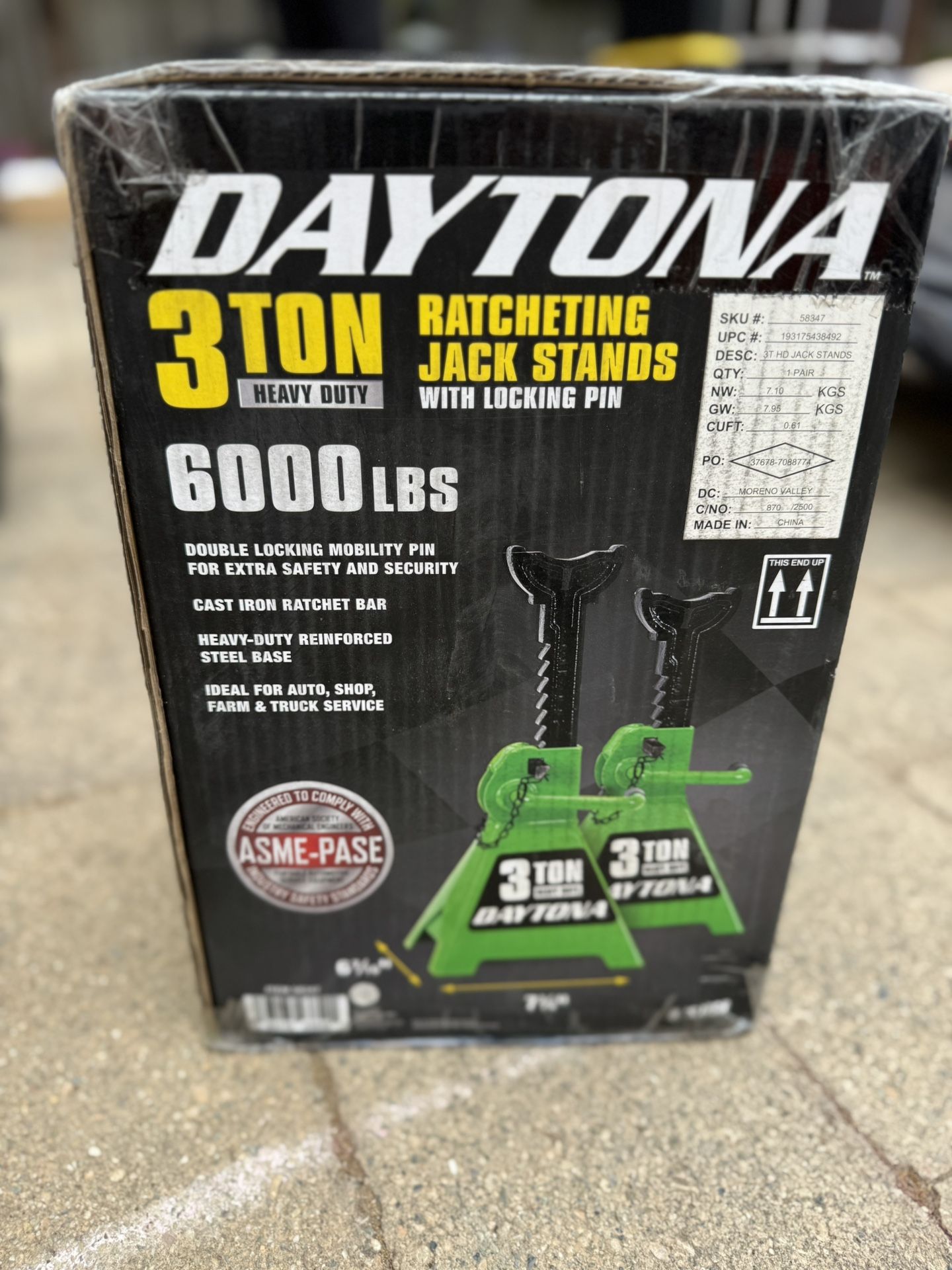 3 Ton Jack Stands By Daytona - New