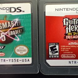 Two Nintendo ds games 