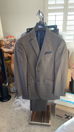 Billy London Men's Gray Two-Piece Suit