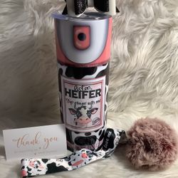 Cow Theme Tumbler