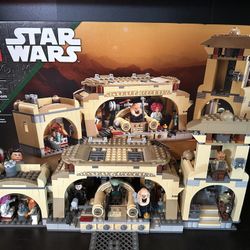 LEGO Star Wars Boba Fett’s Throne Room Building Kit 75326, with Jabba The Hutt Palace and 7 Minifigures
