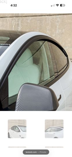 Tesla Model Y Juniper 2025 Visors/rain guards