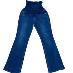 Indigo Blue Maternity Jeans Size Large