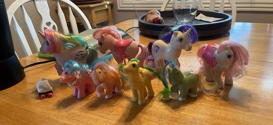 Vintage Hasbro, my little pony figures
