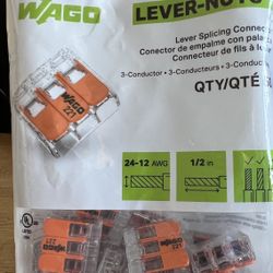 Wago 3-port Lever Nut