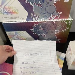 Pokemon Prismatic Evolutions Super Premium Collection