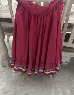 Xs Small Folklorico Practice Skirt