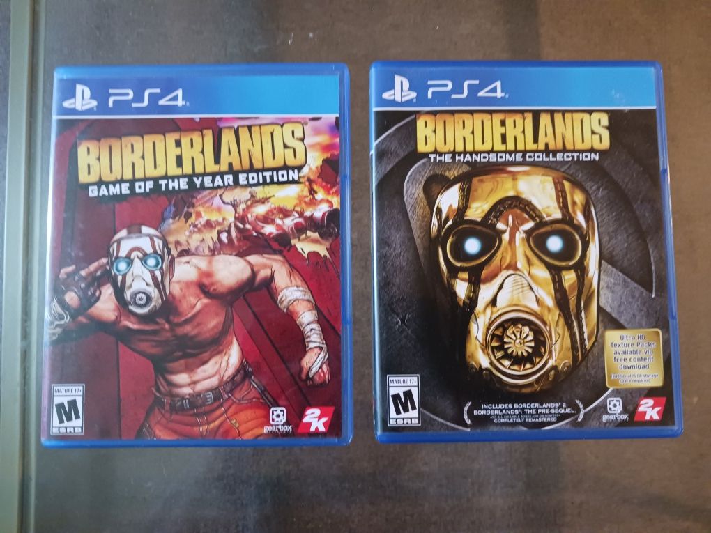Borderlands (Game of the Year Edition) PS4 & Borderlands: The Handsome Collection PS4