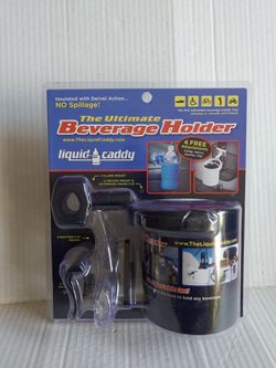 The Ultimate Beverage Holder Liquid Caddy Adjustable Cup Holder