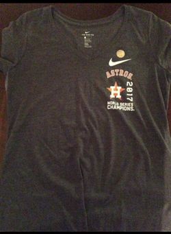 Brand New Ladies Nike Astros Championship Shirt