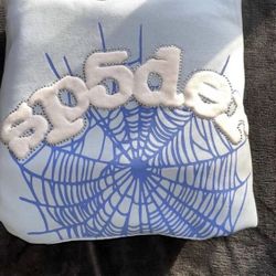 Light Blue Spider Hoodie — Great Condition