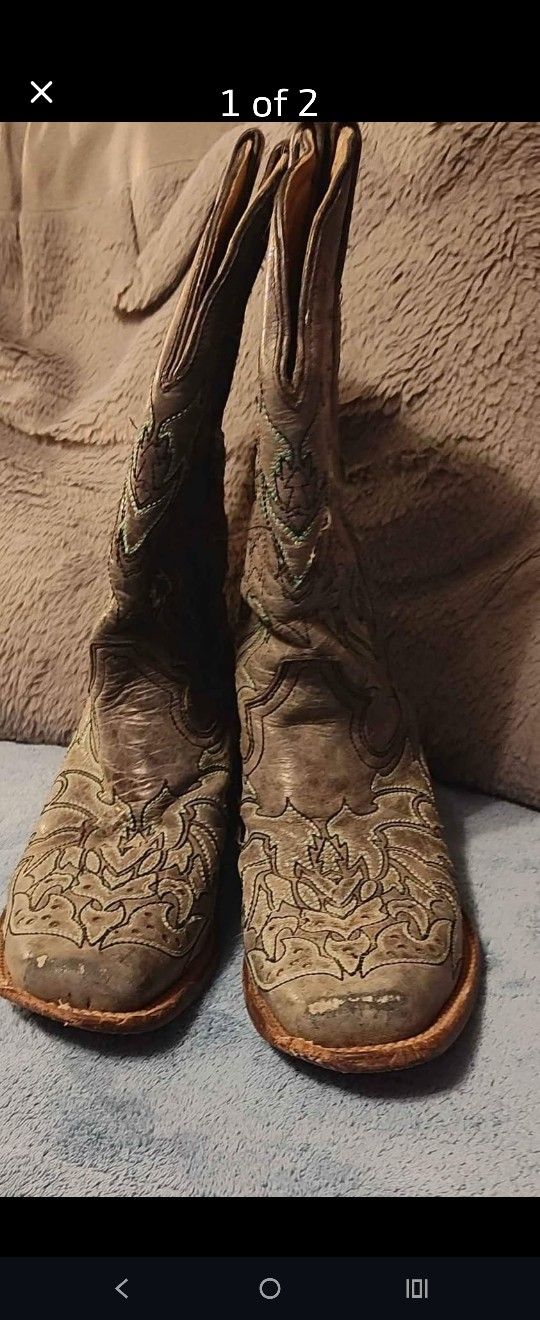 Women's  Green Corral Boots 