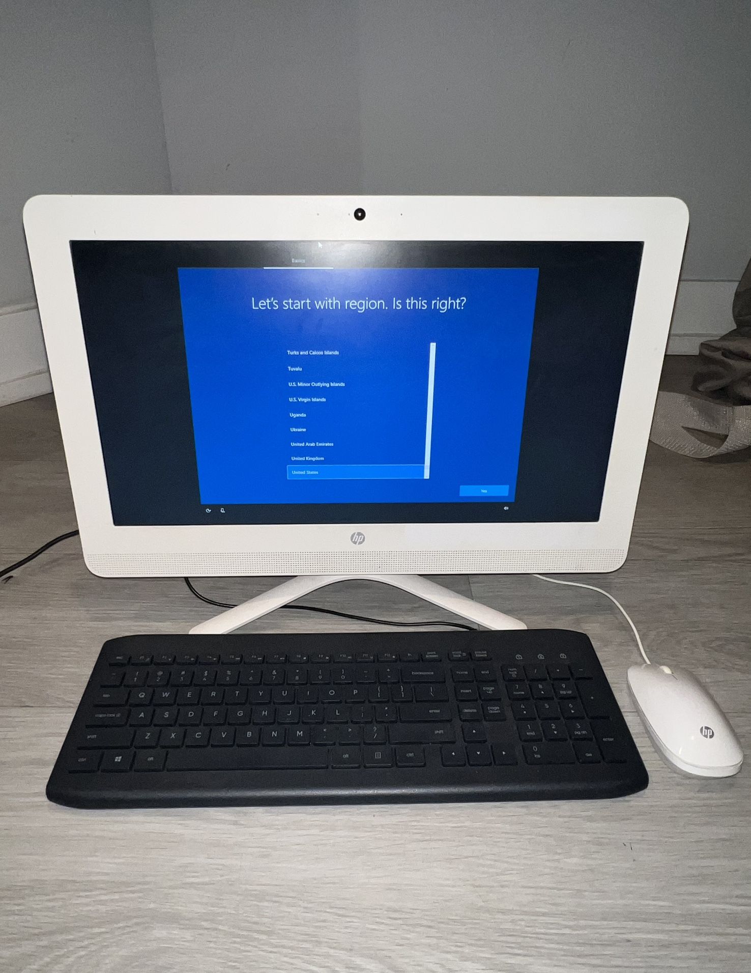 HP All-In-One Desktop Computer