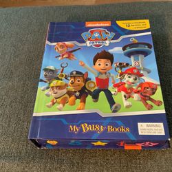 Paw Patrol “ My Busy Book” Completed With Book And Toys