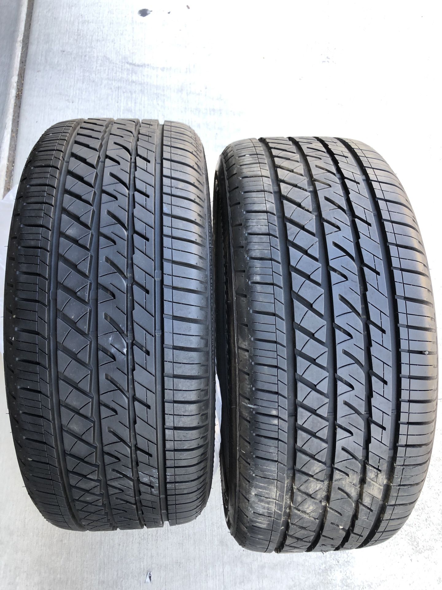 Bridgestone driveguard 245/45/RF18 run flat pair of tires