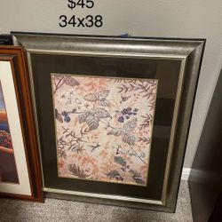 Two Large Wall Art Pieces 