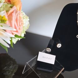 Gucci Necklace and Earring Set. 