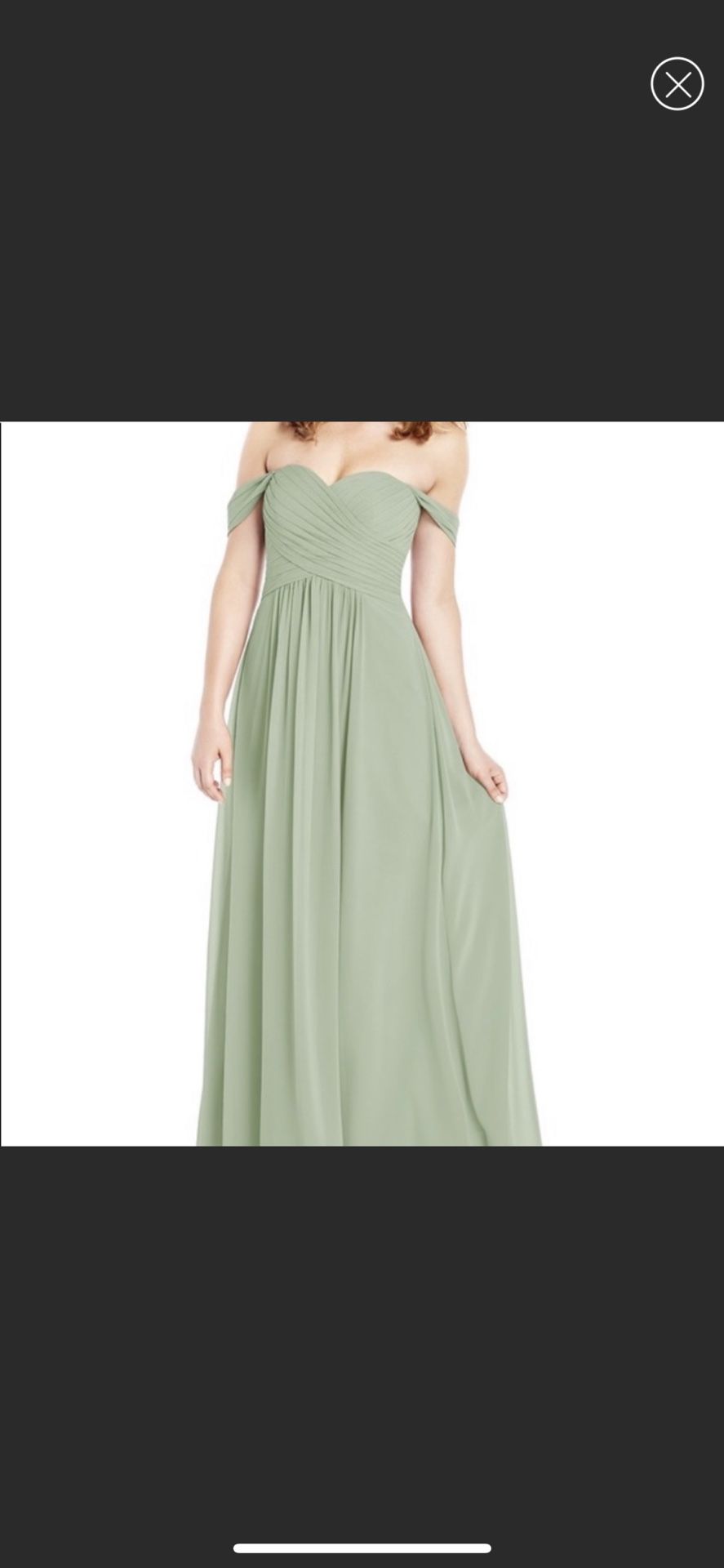 Azazie Dusty Sage Bridesmaid Dress