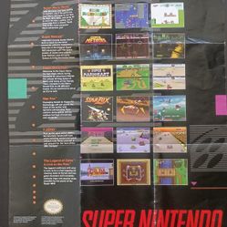 SUPER NINTENDO POSTER