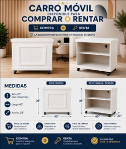 Bar cart/ Carrito para eventos
