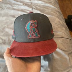 California Angels Fitted Hat 7 3/8