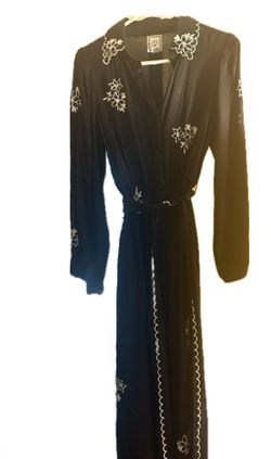 LEA Women’s Long Black Dress Size S 