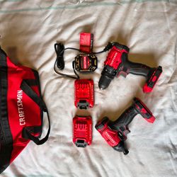 Craftsman V20 cordless Drill & Impact Driver combo kit