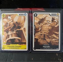 One Piece TCG Charlotte Daifuku & Hajrudin Cards OP17