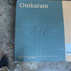 Zinus Omkaram King Size Bed Frame(Navy)